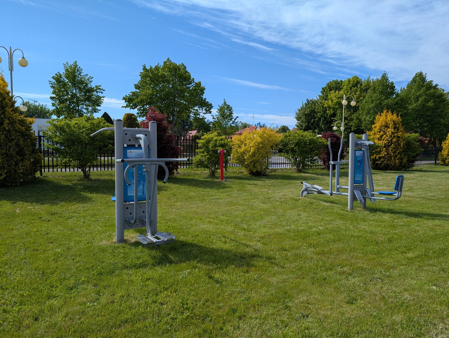 Siłownia pod chmurką